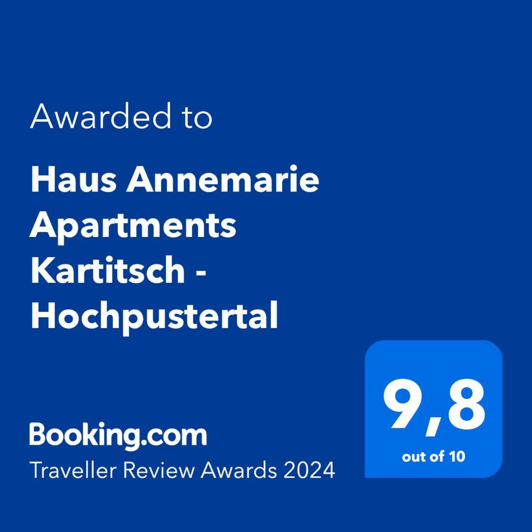 Haus Annemarie Apartments Kartitsch - Hochpustertal Zewnętrze zdjęcie